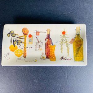 CYPRESS HOME Marco Fabiano Olive Oil Mediterranean Plate Dish